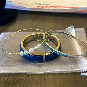 Bundle of three costume jewelry high quality bracelets available